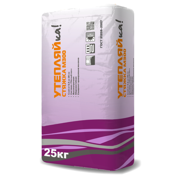 Смесь Утепляйка Стяжка М-300 25 кг 