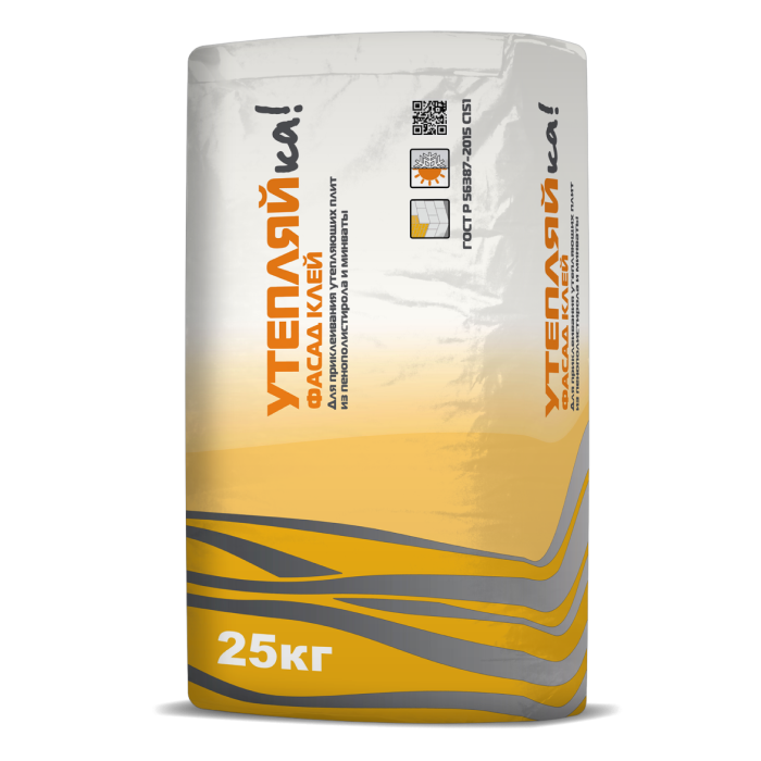 Смесь для приклеивания теплоизоляции Утепляйка Фасад